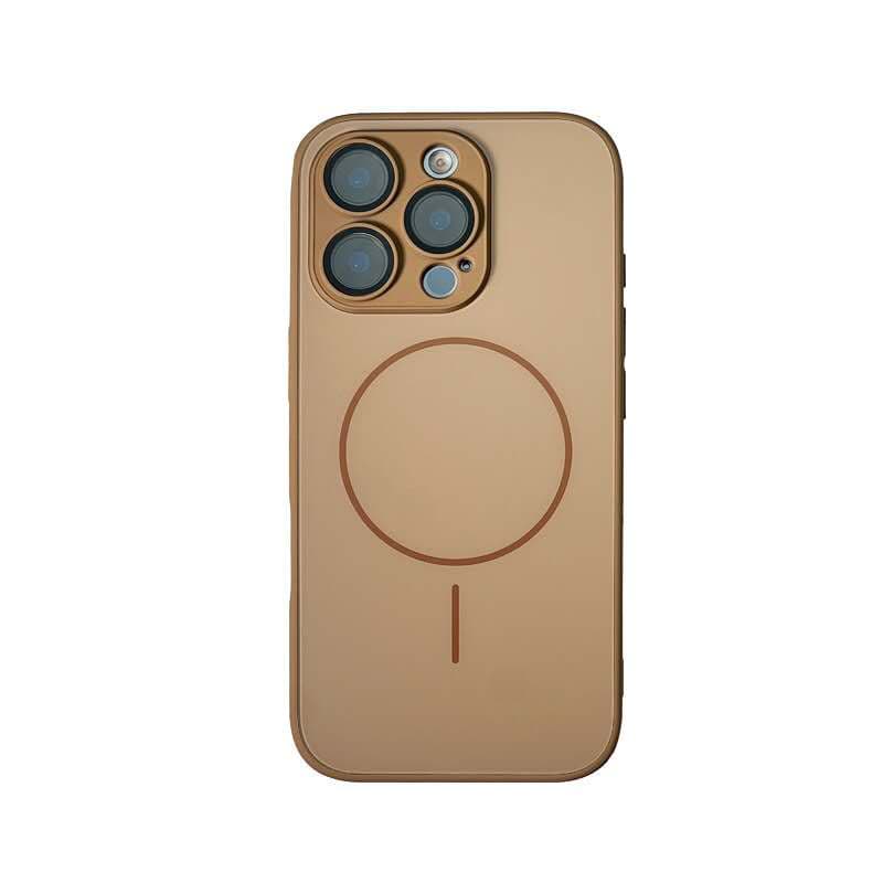 Magnetic for iPhone 16 Case Brun