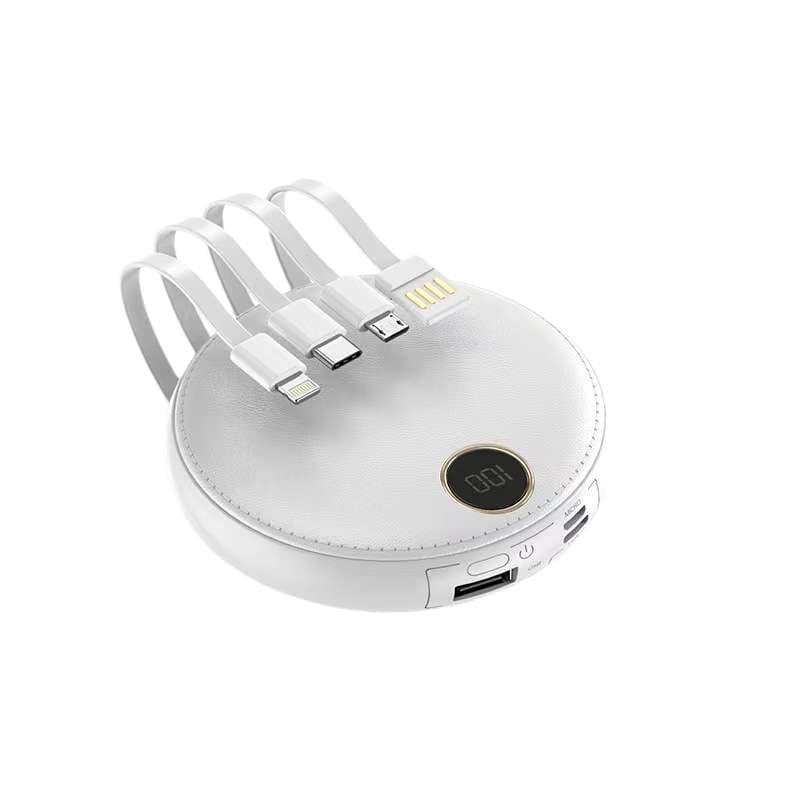 Power Bank with Built-in Cables