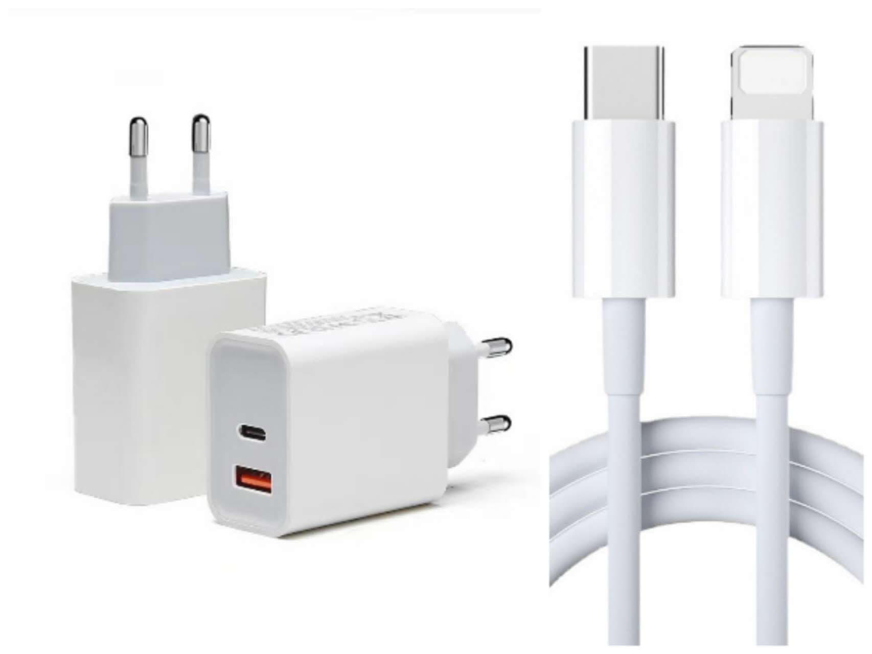 USB-C 20W Power Adapter USB-C to Lightning Cable