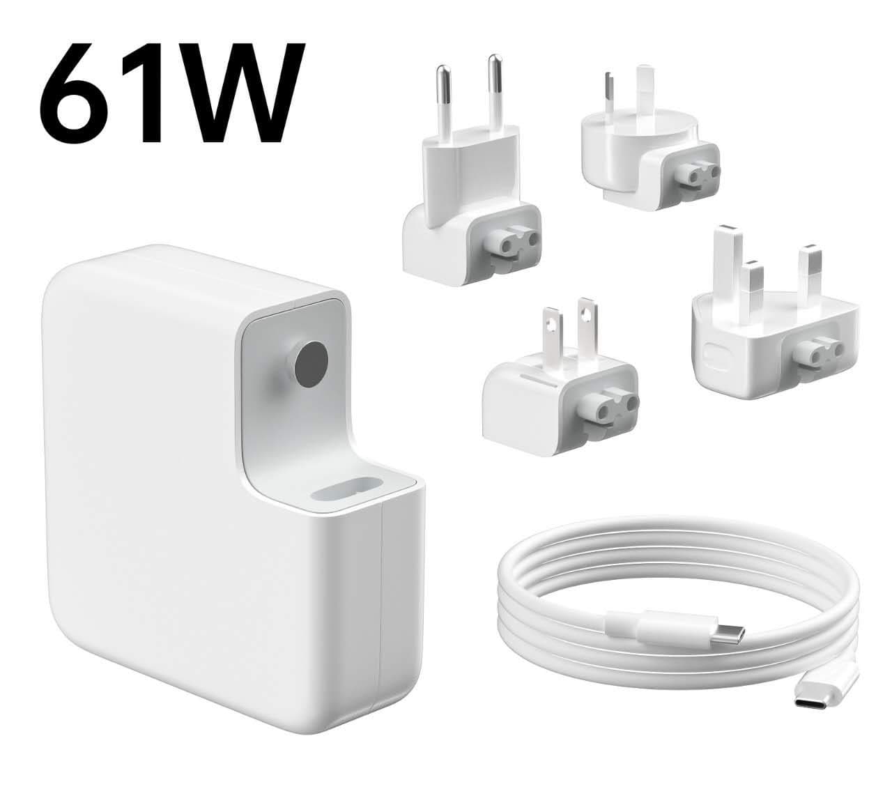 Laptop Power Cord White